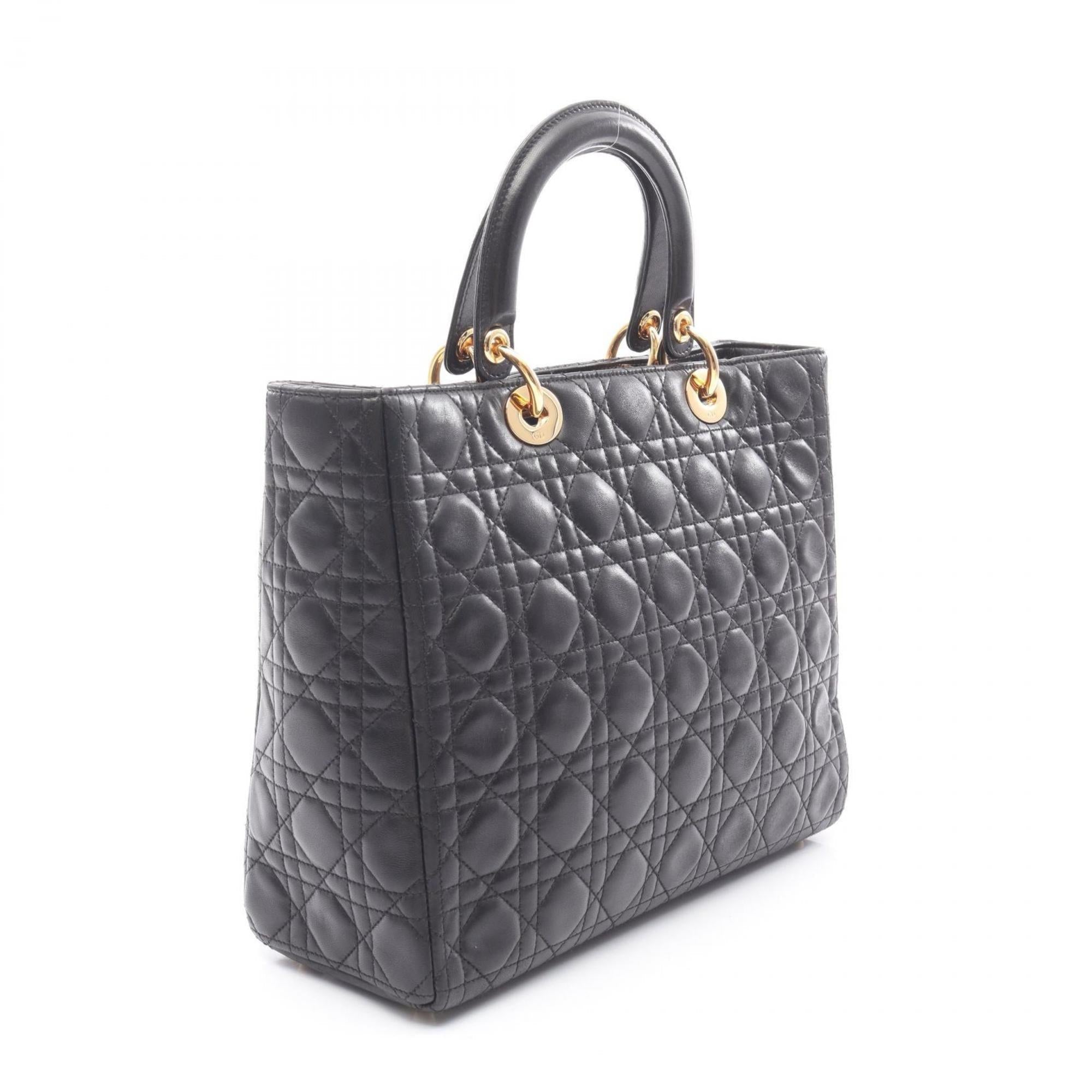 Christian Dior Black Leather Handbag Style 3