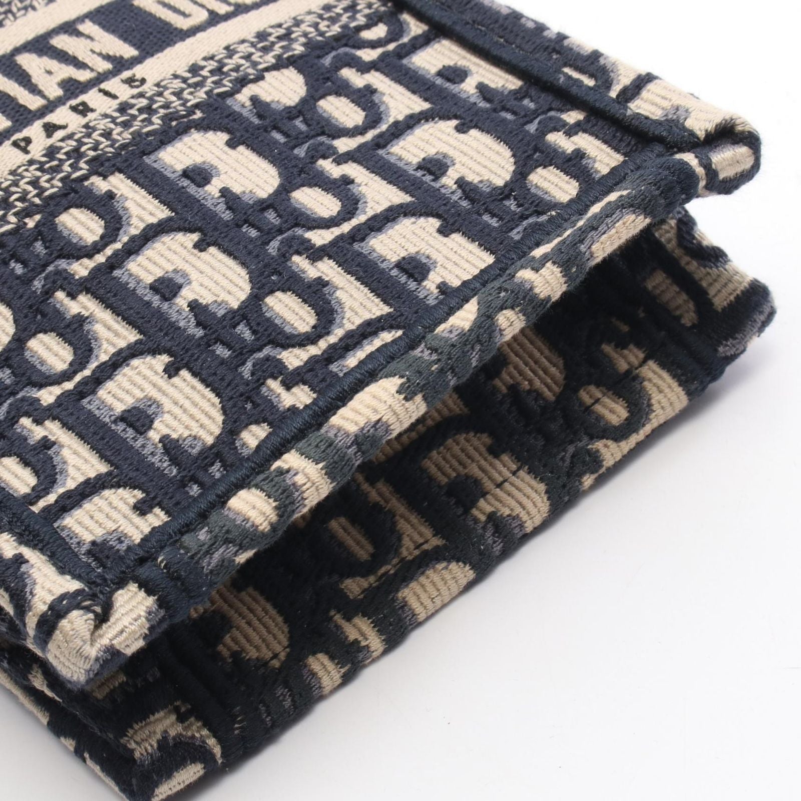 Dior Handbag Book Tote Tikal Mini Phone Oh Breek Navy Canvas Oh Oblique Cook