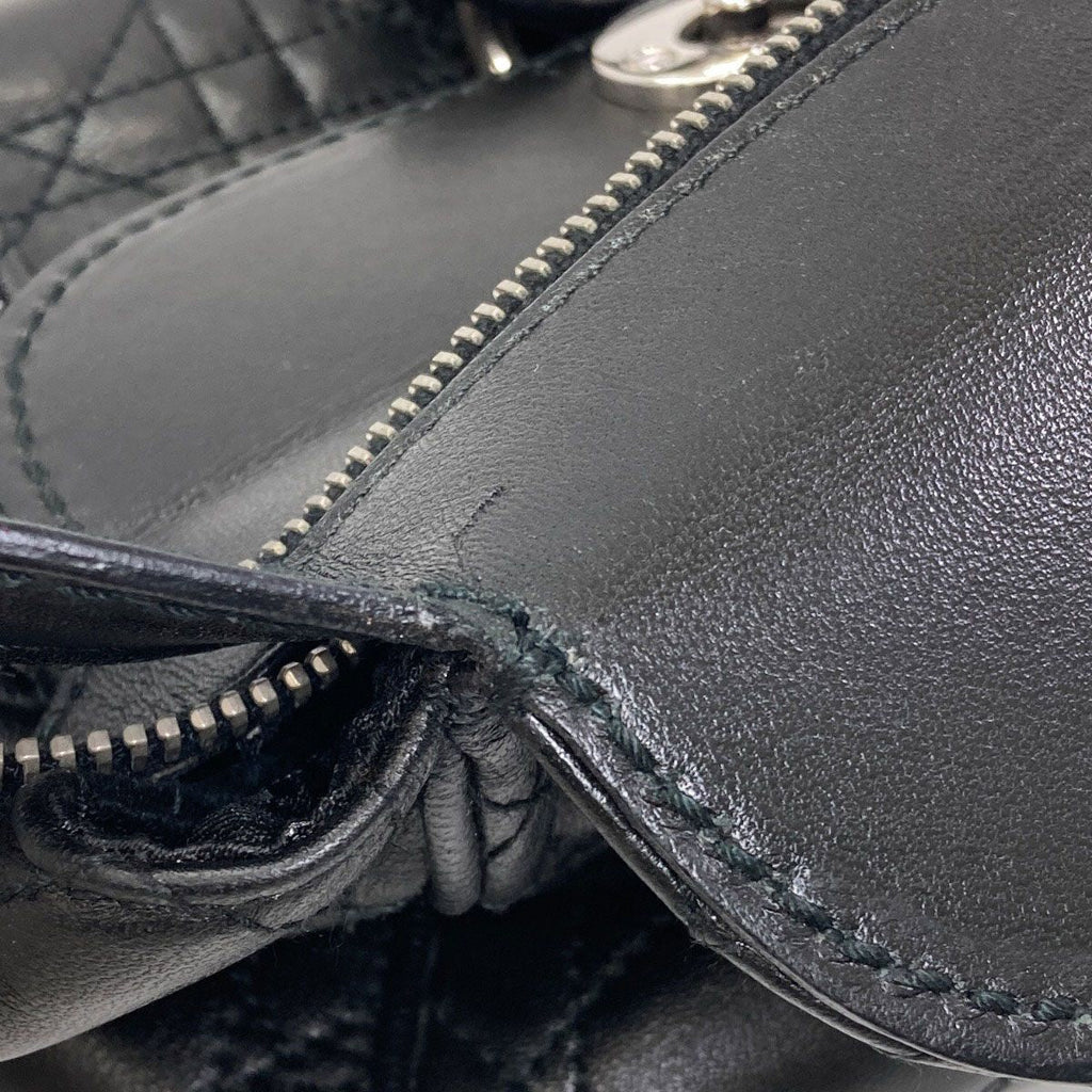 Dior Cannage Handbag Lambskin