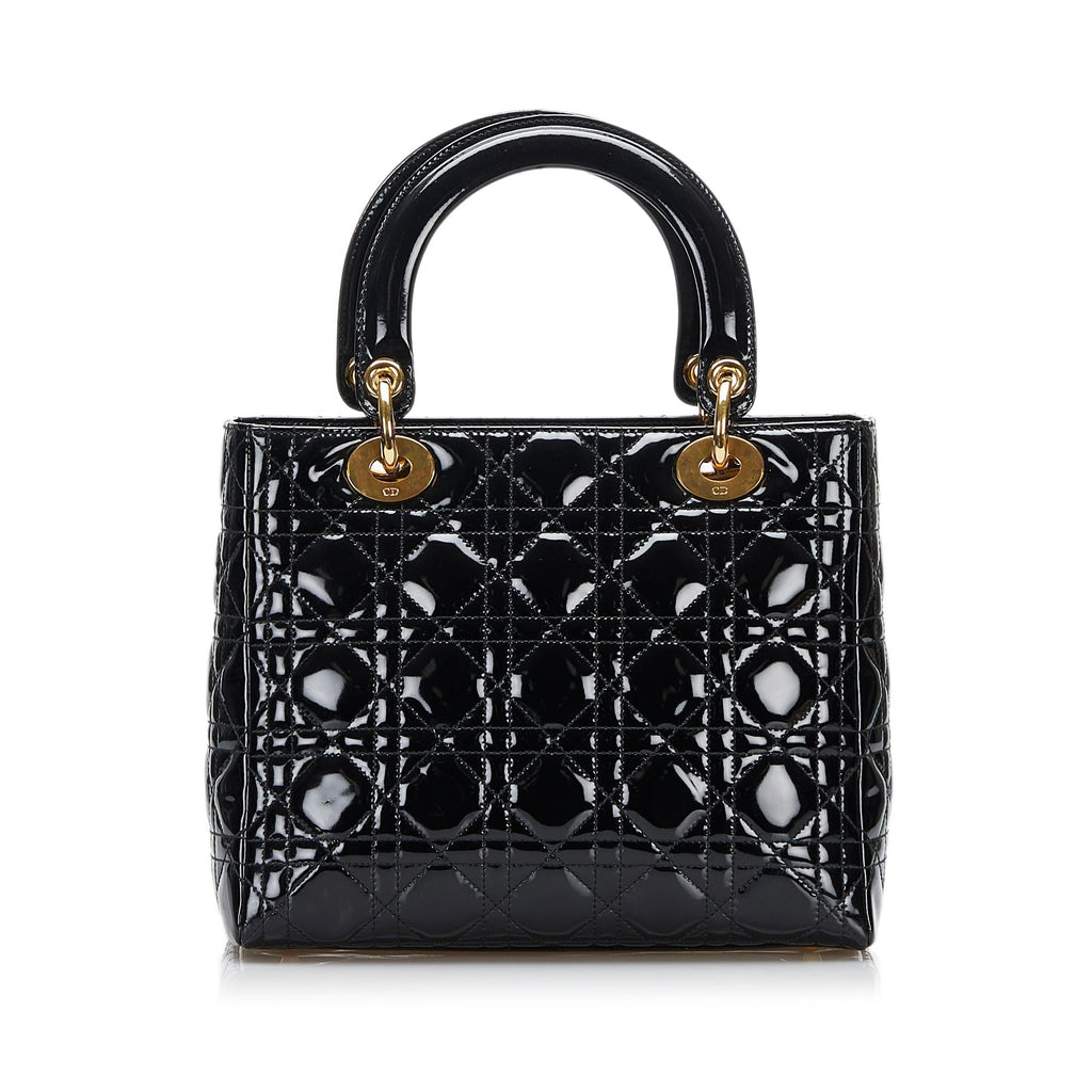 Dior Lady Dior Leather Mini Handbag