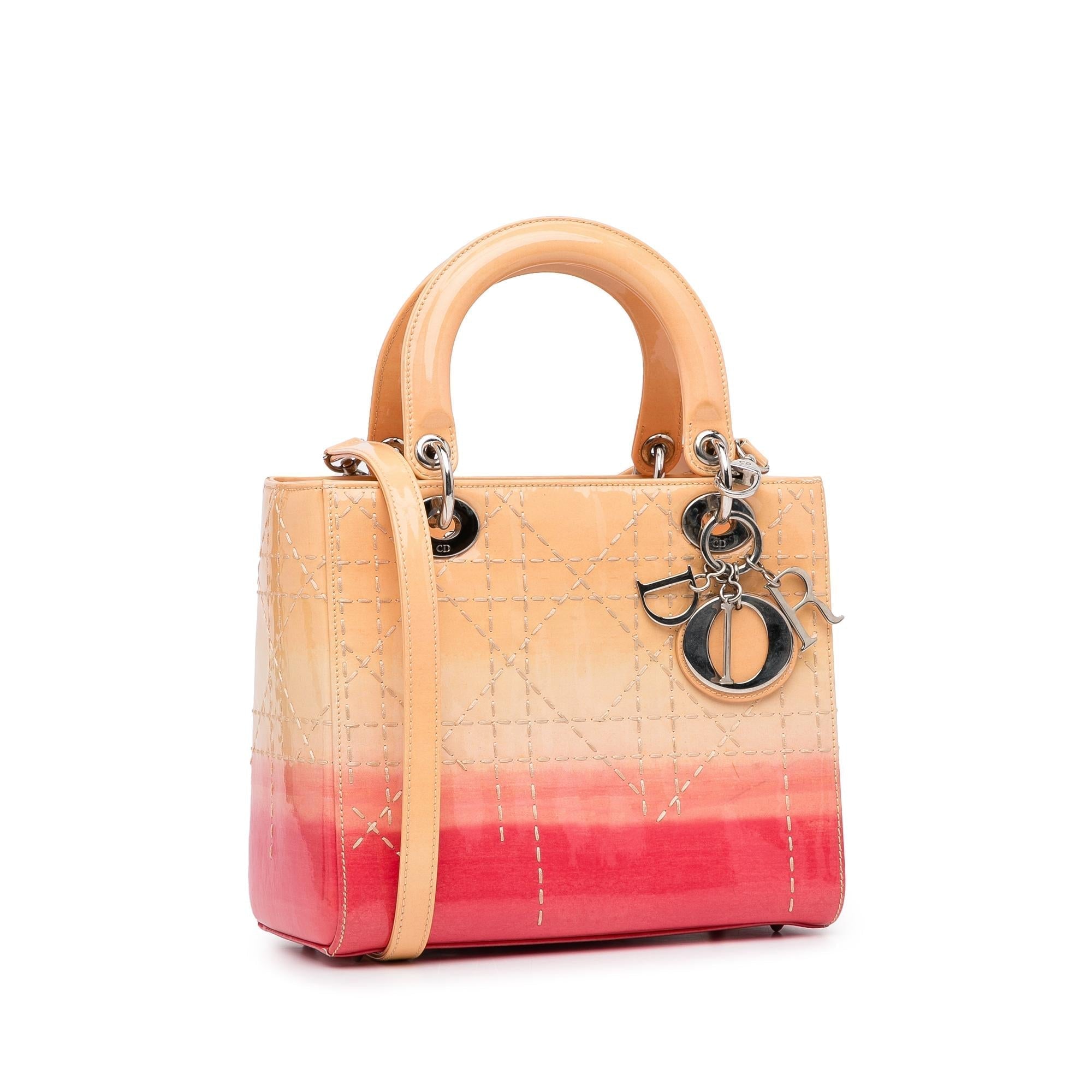 Dior Lady Dior Leather Mini Handbag