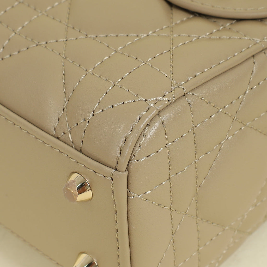 Dior Lady Dior Leather Handbag Style 93