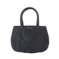 Dior Trotter Mini Hand Bag Nylon Leather Black Silver