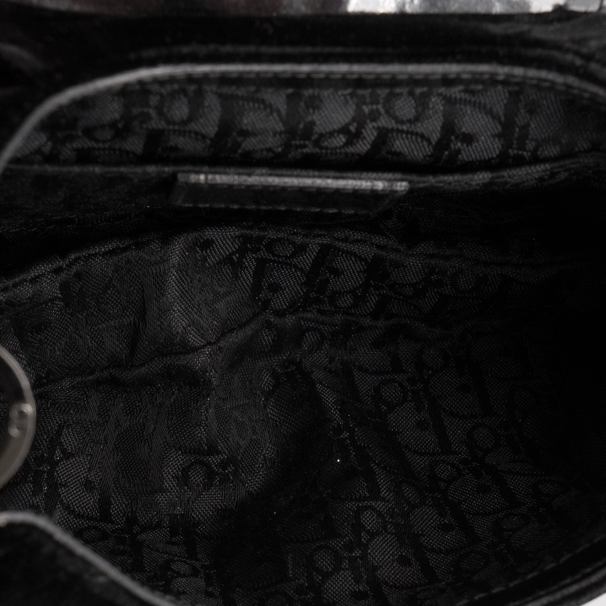 DIOR - Vintage Black Velvet Street Chic Dior Handbag